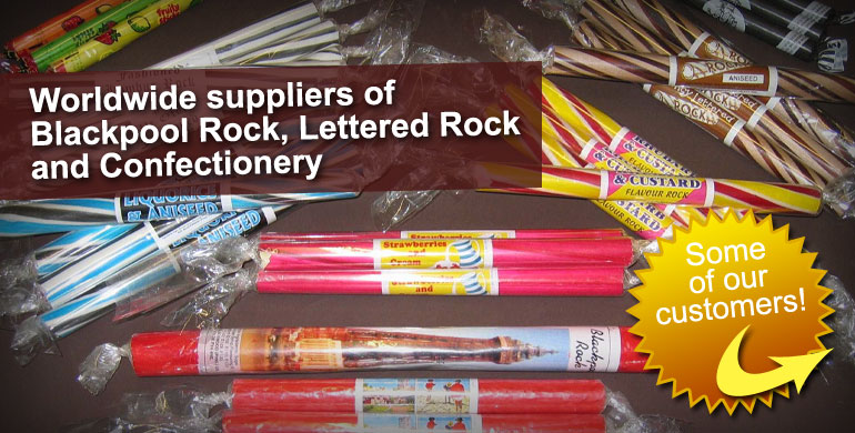 worldwide suppliers of blackpool rock